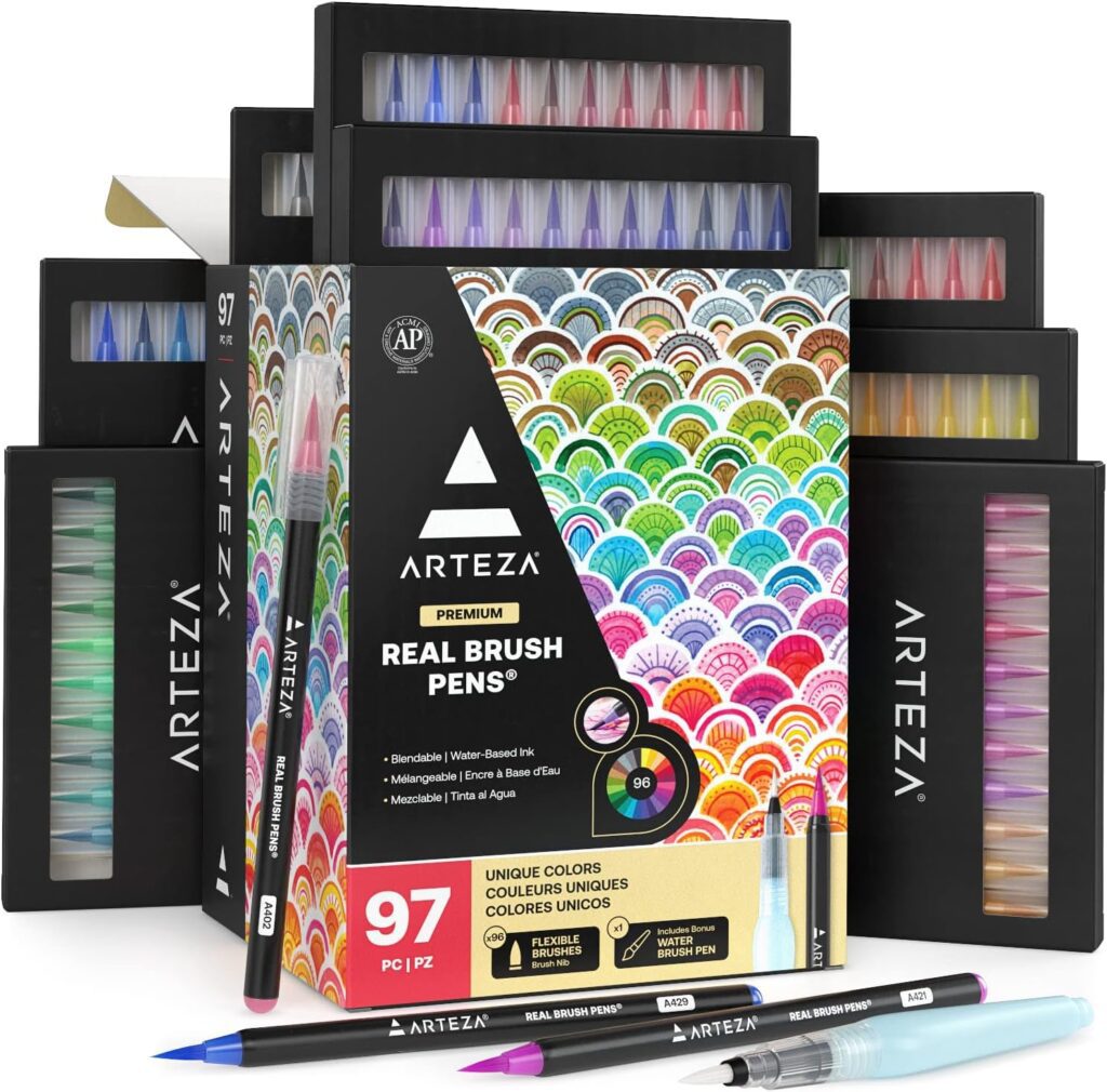 Arteza Real Brush caja de 97